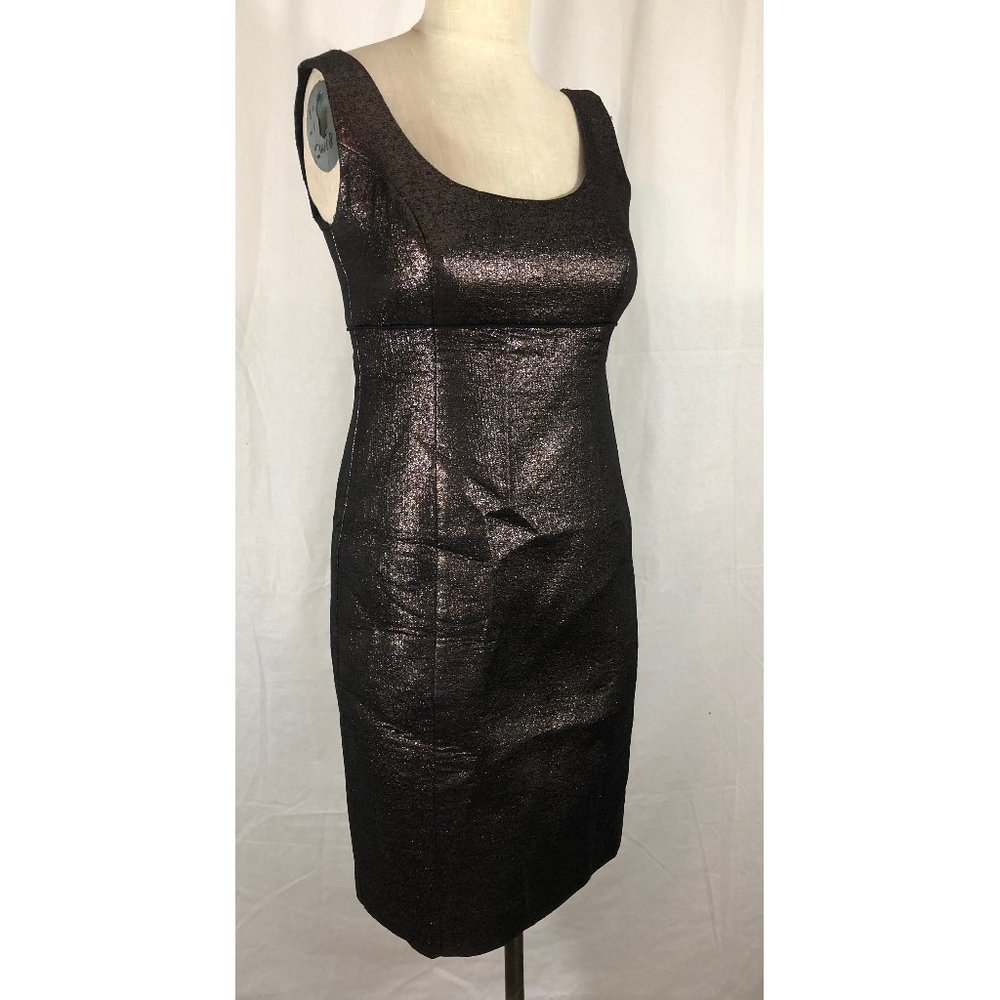 Trina Turk Size 2 Copper Metallic Sleeveless Dress